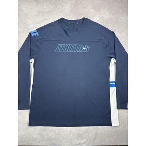 Nike Athletics Shirt Mens‎ Extra Large Navy Blue Long Sleeve Pullover Crewneck
